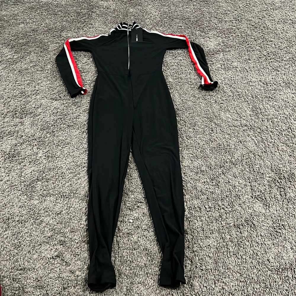 Fashion nova Black pant jump suit size small